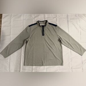 Izod Golf Men's Gray Zip-Up Sweater